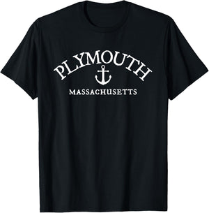 Plymouth Massachusetts T-Shirt - T-Shirt | Black