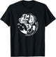 Breton Spaniel Hunting Dog Portrait Hunting Dog , Black, S T-Shirt - T-Shirt | Black