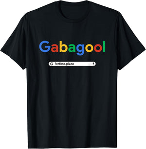 Gabagool Goole Fortina Pizza T-Shirt - T-Shirt | Black