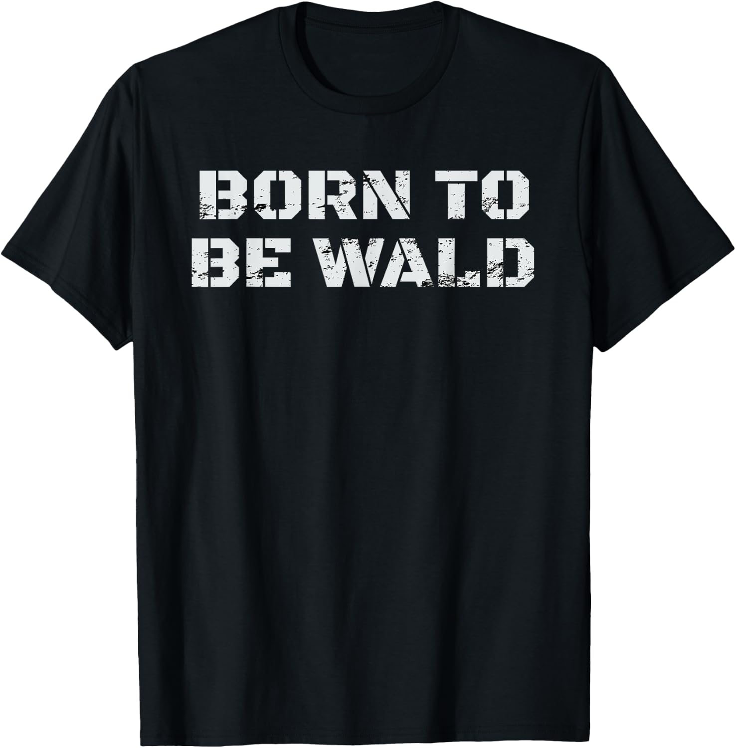 Fichten sichten und vernichten - Born To Be Wald T-Shirt - T-Shirt | Black