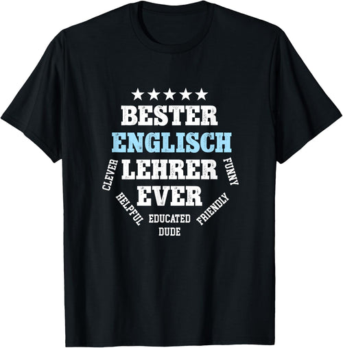Bester Englischlehrer Geburtstag Abschied Englisch Lehrer