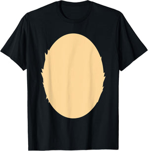 Bear Belly Lazy Halloween Easy Costume Funny Halloween T-Shirt - T-Shirt | Black