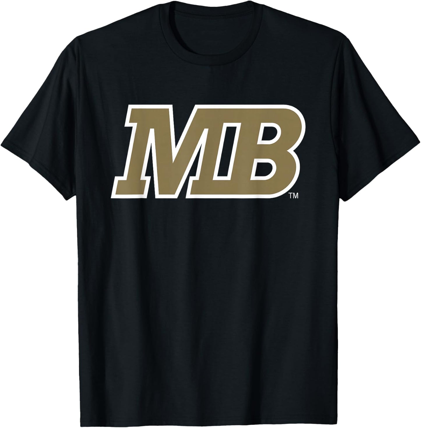 Cal State Monterey Bay Block MB Logo T-Shirt - T-Shirt | Black