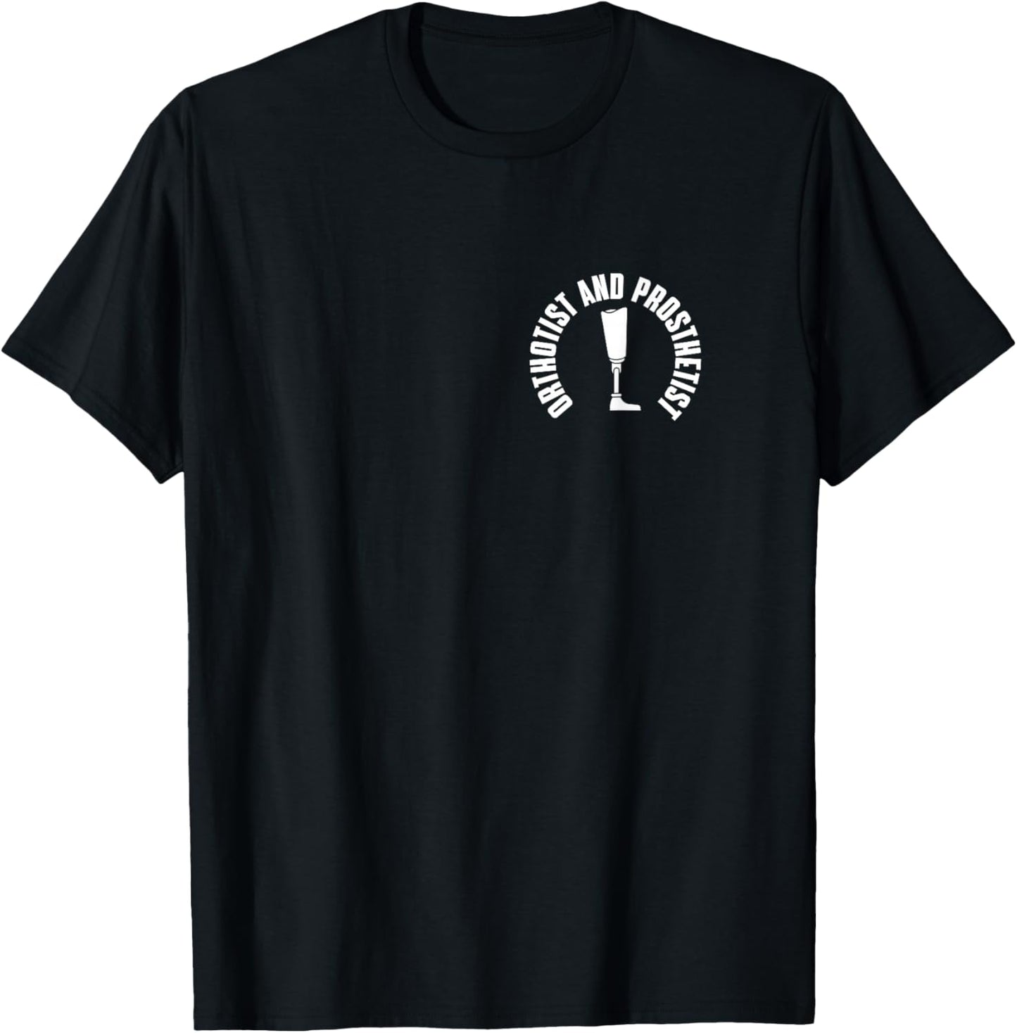 Orthotist And Prosthetist Pocket Apparel OP Professional T-Shirt - T-Shirt | Black