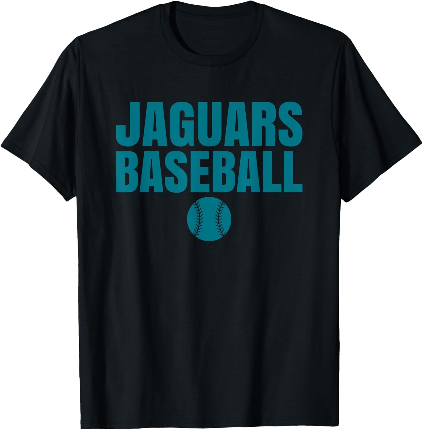 Century Jaguars Baseball T-Shirt - T-Shirt | Black