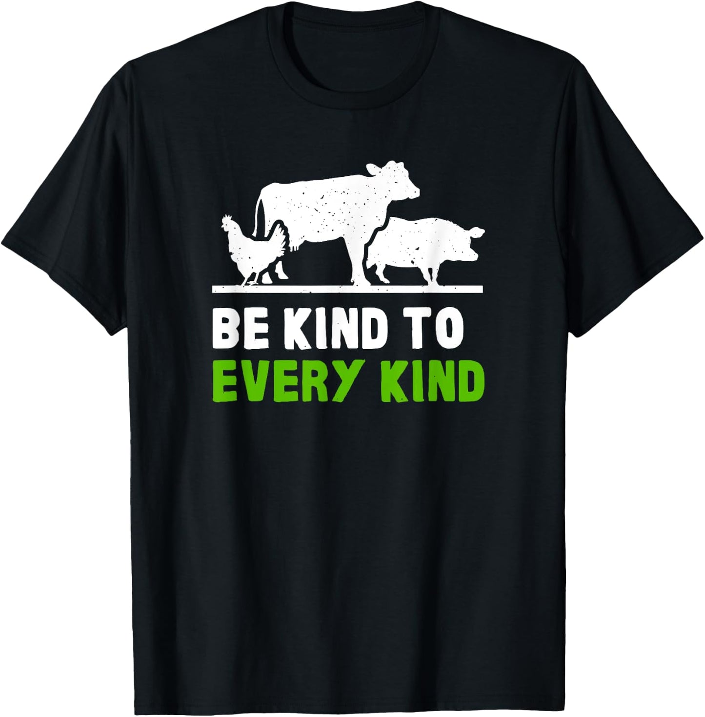 Vegan Vegetarian Kitchen Chef Cook Health Animal Rights T-Shirt - T-Shirt | Black