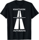 Kraftwerk Autobahn for fast and fun driving in Germany , Black, S T-Shirt - T-Shirt | Black