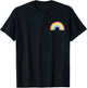 Rainbow LGBTQ Pride Month Equality Gay Lesbian Bisexual Ally T-Shirt - T-Shirt | Black
