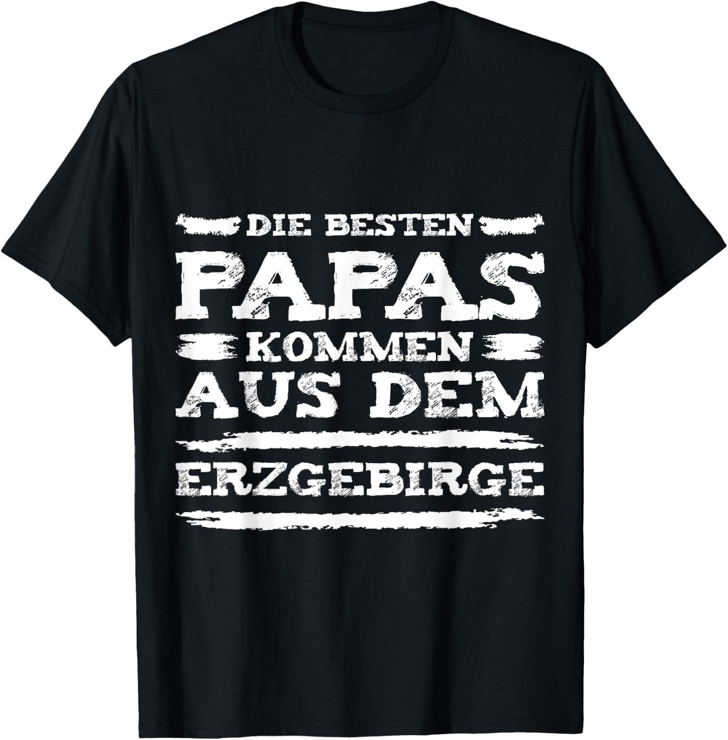 Erzgebirge Papa aus dem Erzgebirge T-Shirt - T-Shirt | Black