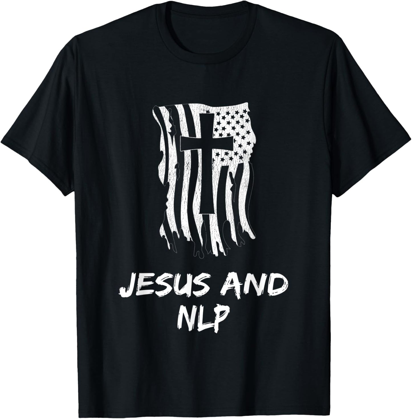 Jesus And NLP. Christian NLP Therapist T-Shirt - T-Shirt | Black