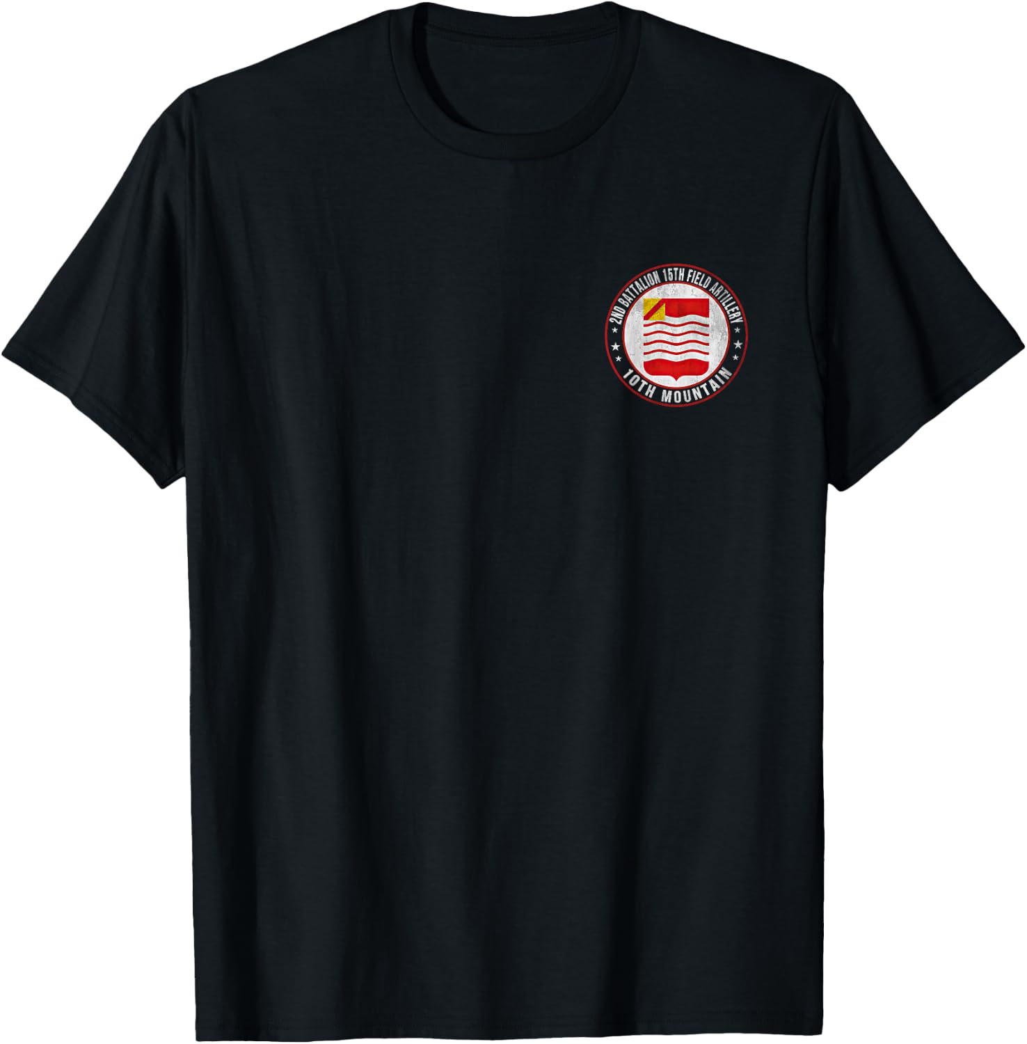 2nd Battalion 15th Field Artillery 10th Mountain Division T-Shirt - T-Shirt | Black