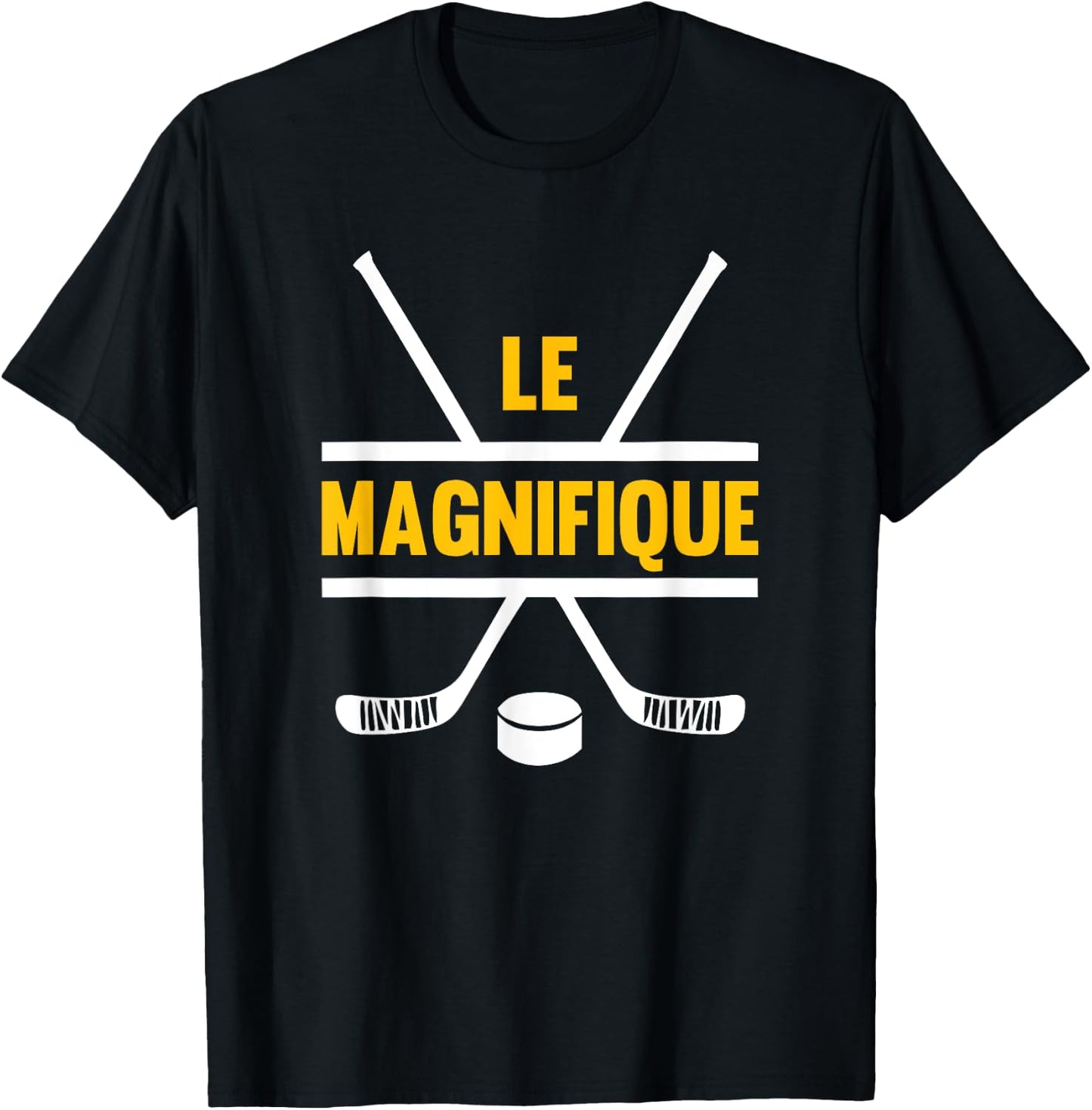 Pittsburgh Hockey Le Magnifique 412 Love Steel City T-Shirt - T-Shirt | Black