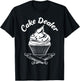 Cake Dealer Funny Cupcake Baker Baking Love Kitchen Gift T-Shirt - T-Shirt | Black
