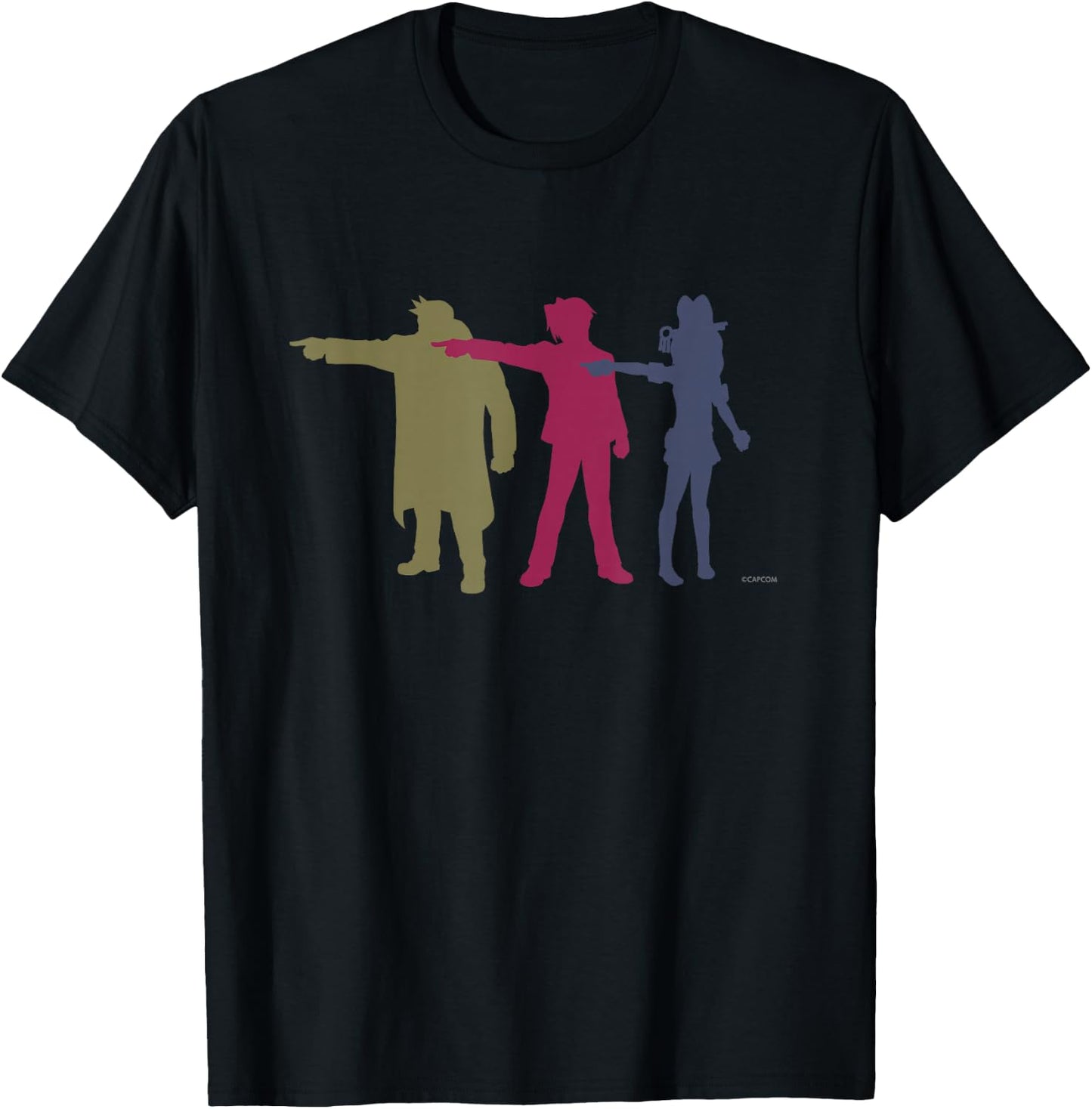 Ace Attorney Investigations Collection Triple Objection (A) , Black, S T-Shirt - T-Shirt | Black