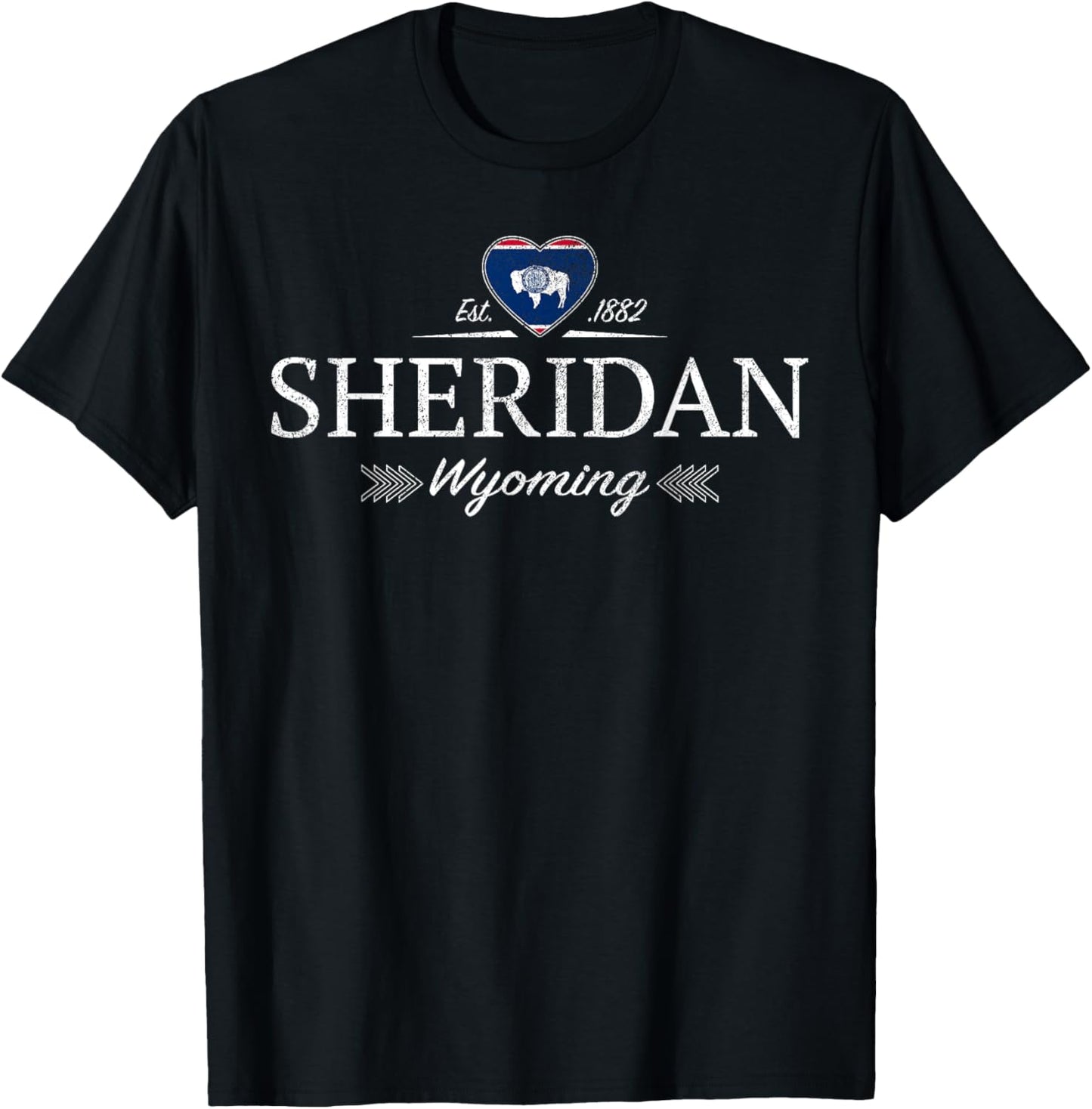 Sheridan Wyoming , black T-Shirt - T-Shirt | Black