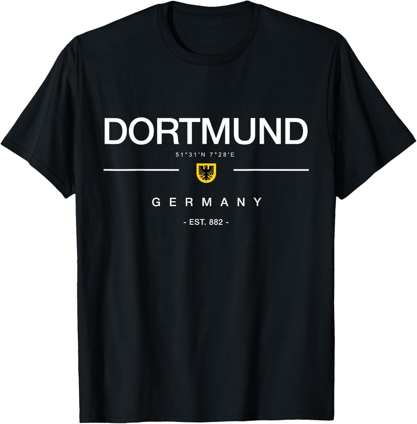 Dortmund Germany Dortmund Germany T-Shirt - T-Shirt | Black