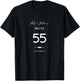 Life is better at MEUSE Number 55 Lorraine Grand Est France , Black, S T-Shirt - T-Shirt | Black