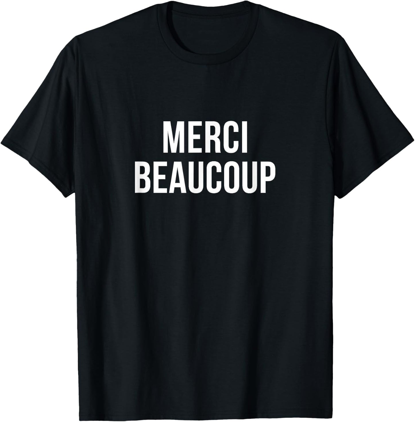 Merci Beaucoup T-Shirt - T-Shirt | Black
