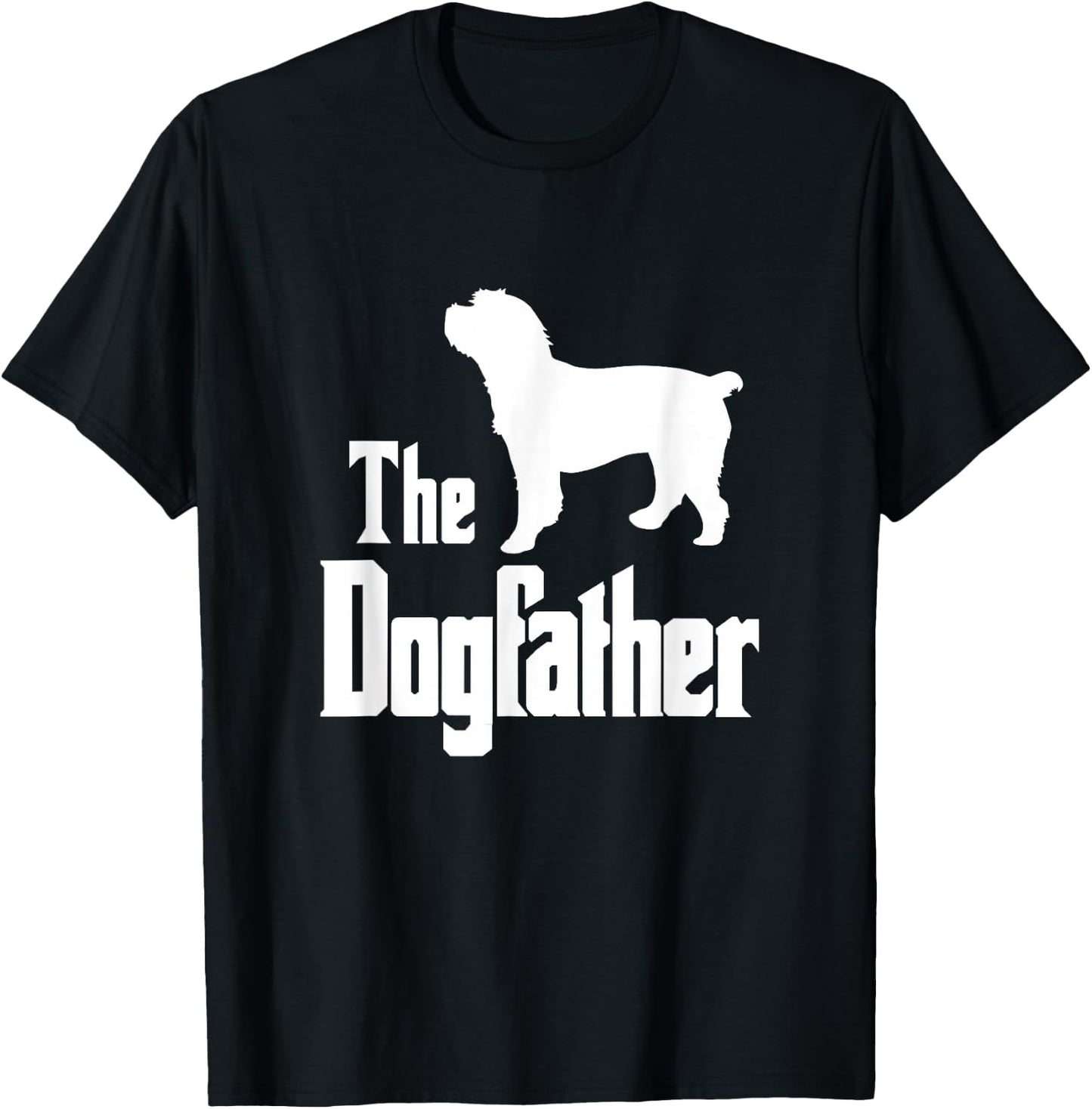 The Dogfather - funny dog gift, funny Cockapoo T-Shirt - T-Shirt | Black