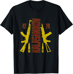 Kalashnikov 7.62 5.45 AK-47 AK-74 T-Shirt - T-Shirt | Black