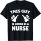 Male Nurse Funny Nursing Student School Men LPN Registered T-Shirt - T-Shirt | Black