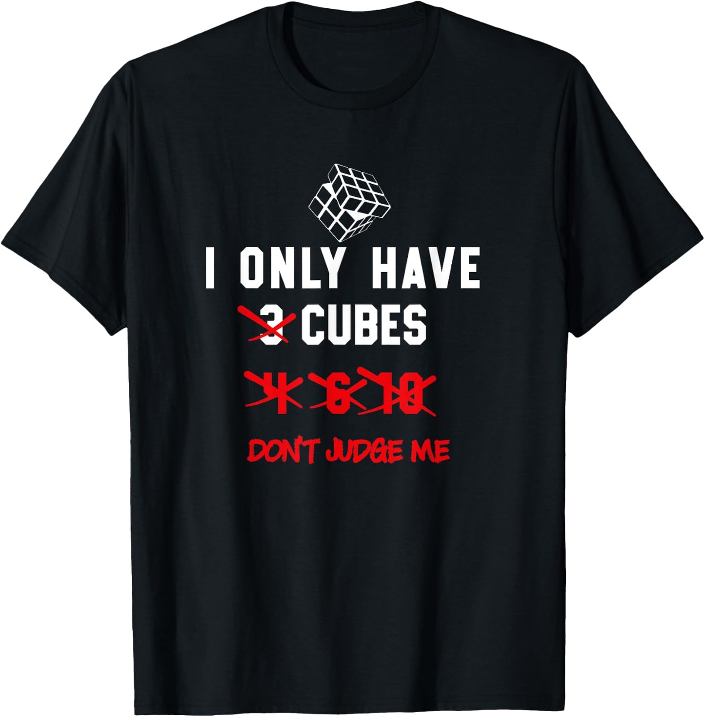 I Only Want Puzzle Cube Funny Speed Cubing Youth Math T-Shirt - T-Shirt | Black