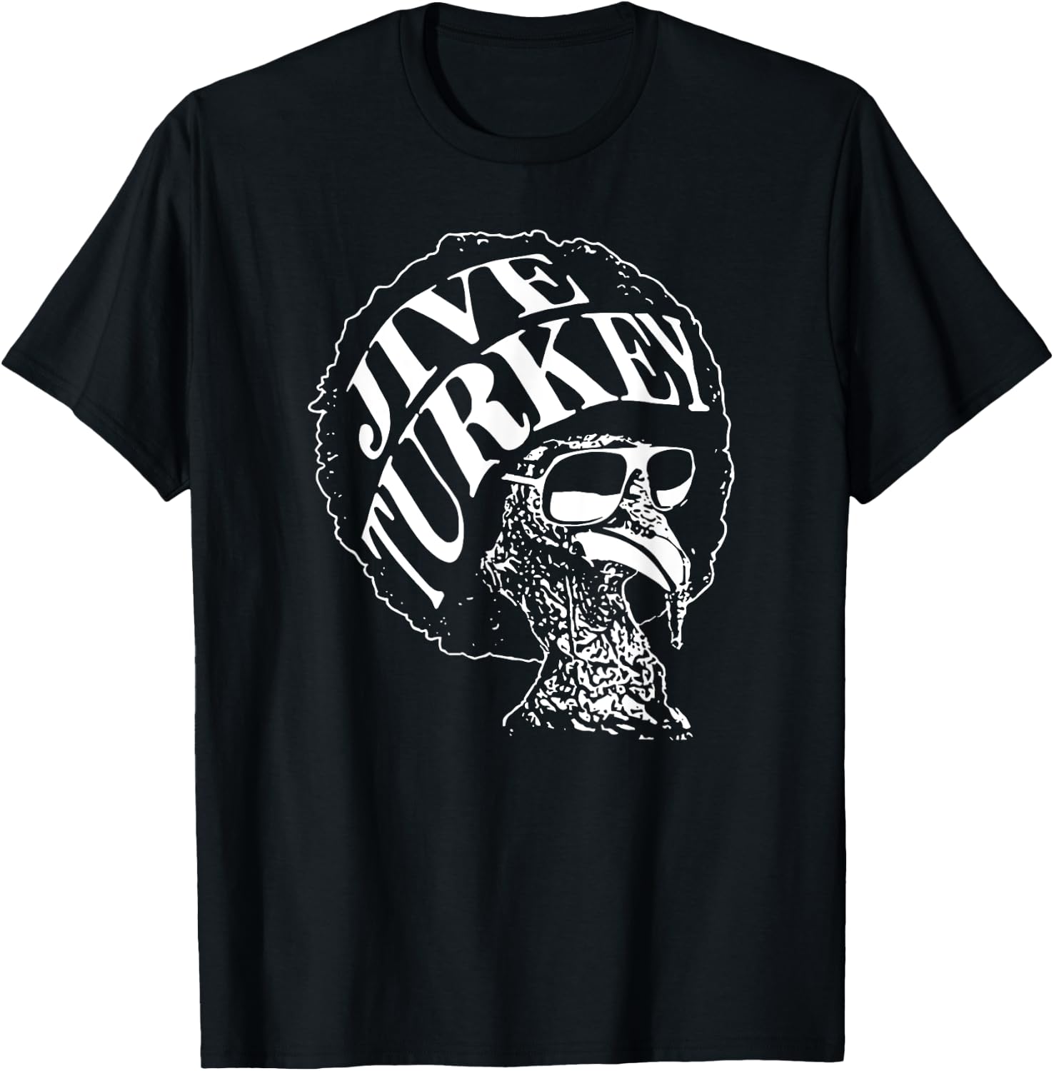 Funny jive thanksgiving cool turkey day retro T-Shirt - T-Shirt | Black