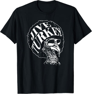 Funny jive thanksgiving cool turkey day retro T-Shirt - T-Shirt | Black