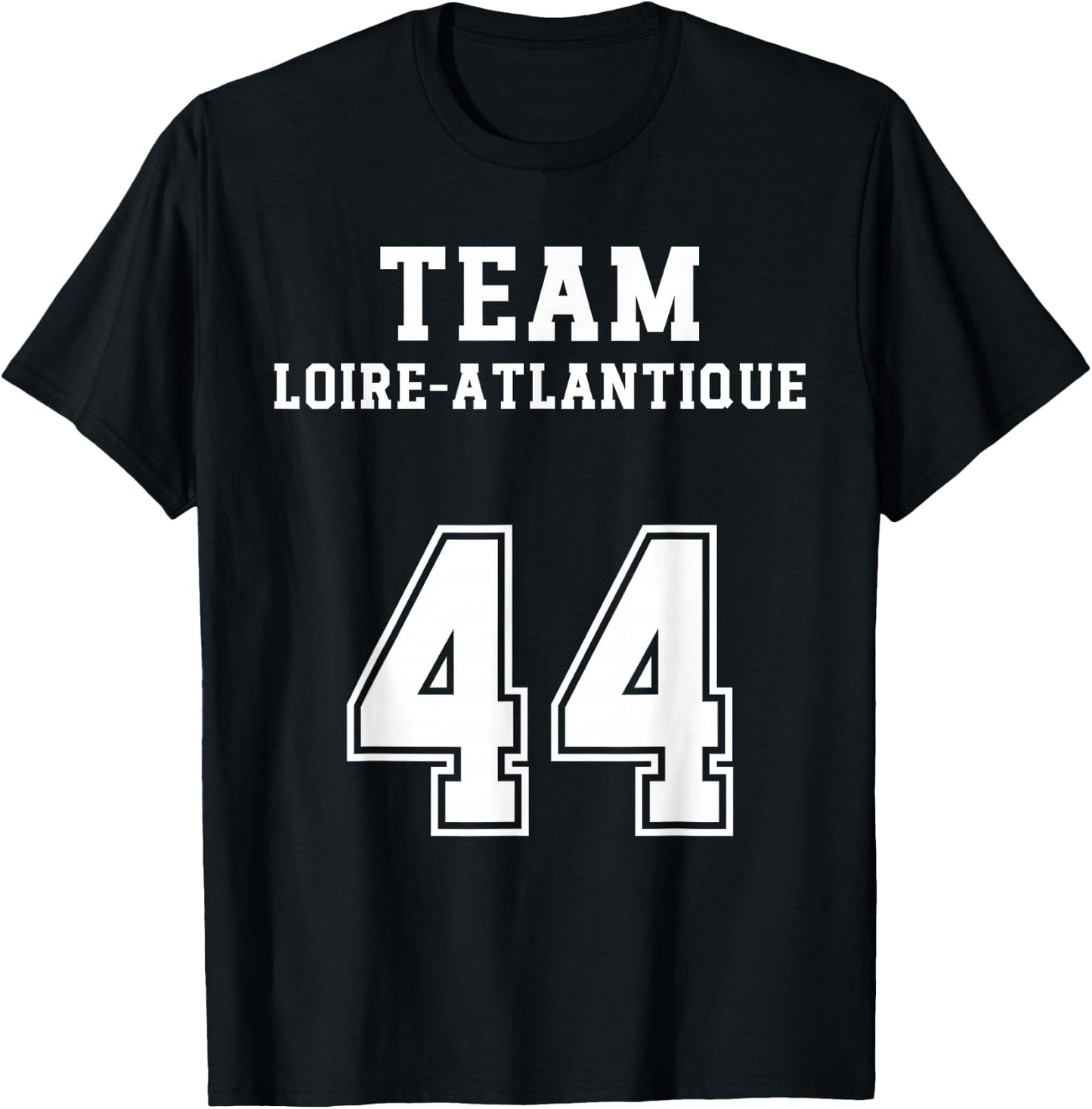 Loire-Atlantique Humour Team Pays de la Loire Region Nantes , Black, S T-Shirt - T-Shirt | Black