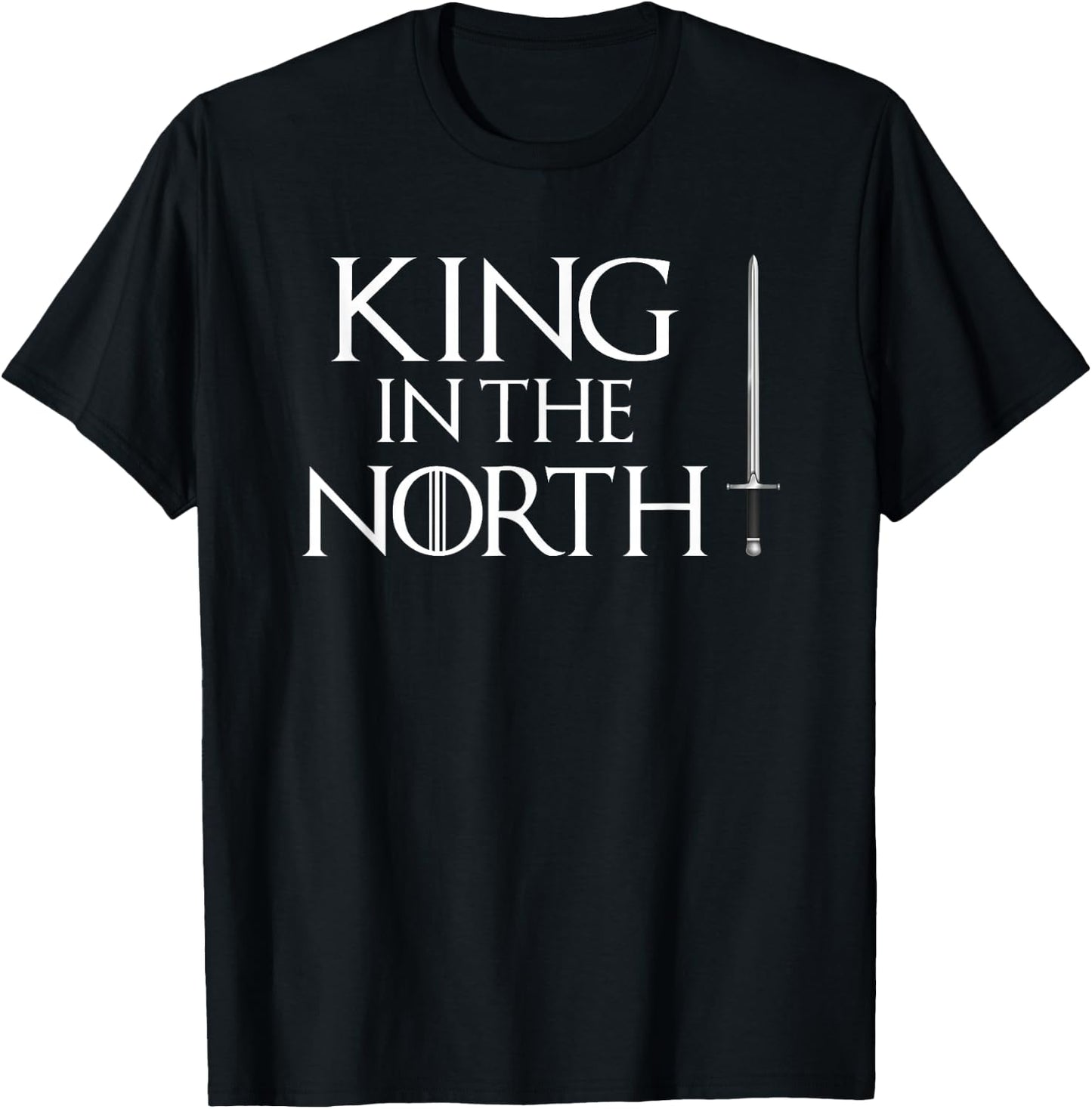 King In The North Easy Halloween Costume Top T-Shirt - T-Shirt | Black