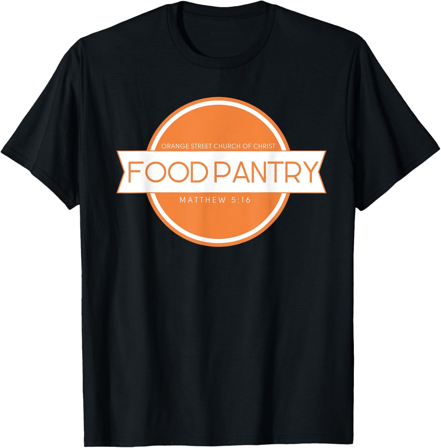 Orange Street Church of Christ Food Pantry T-Shirt - T-Shirt | Black