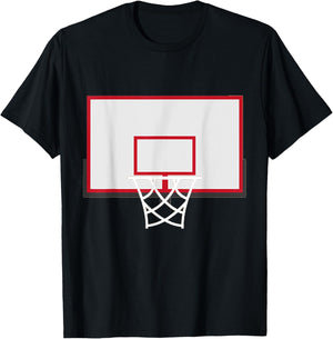 Basketball Backboard With Hoop Costume Shirt Rim Dunks T-Shirt - T-Shirt | Black
