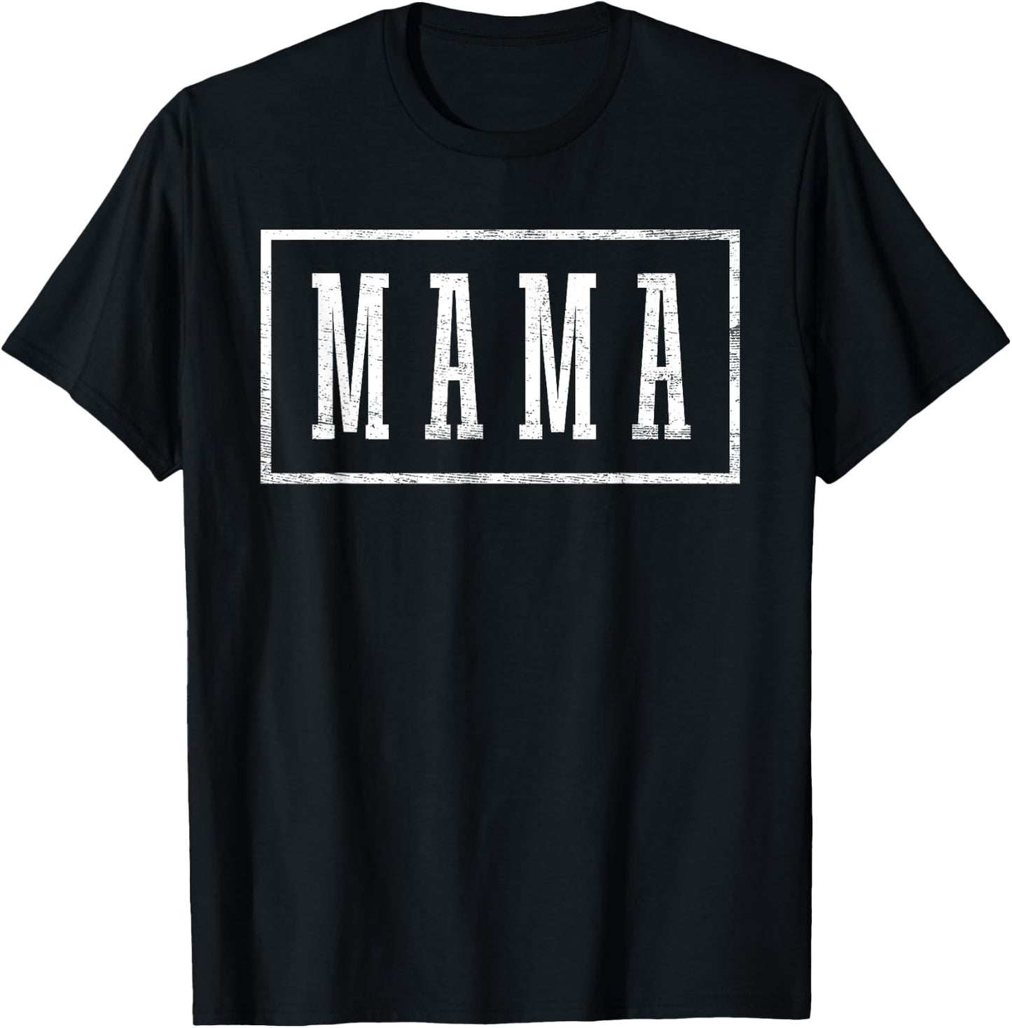 Mama - Sleek Framed Design Mother's Day Mama T-Shirt - T-Shirt | Black