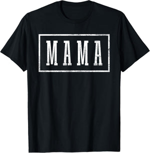 Mama - Sleek Framed Design Mother's Day Mama T-Shirt - T-Shirt | Black