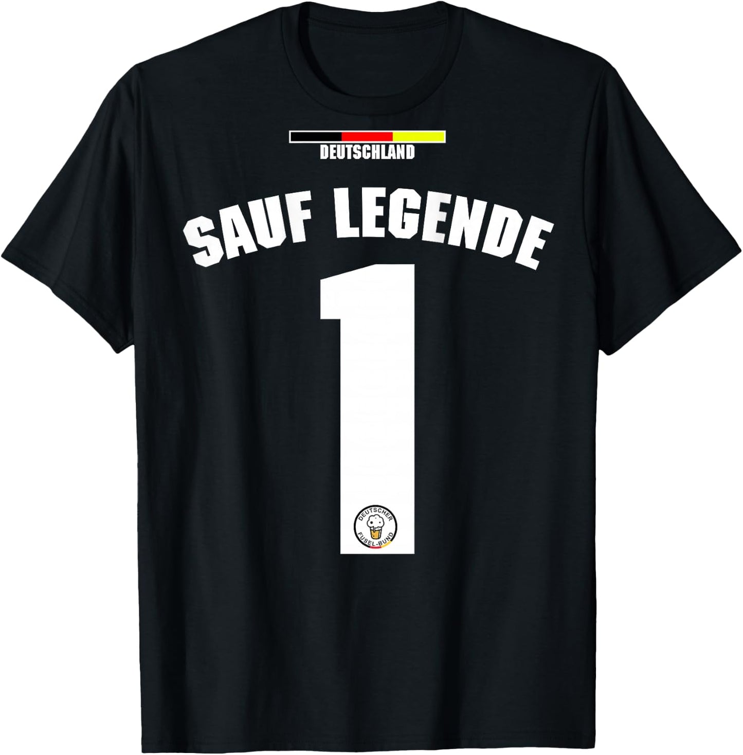 Deutschland Party Trikot Mallorca Party-Urlaub T-Shirt - T-Shirt | Black