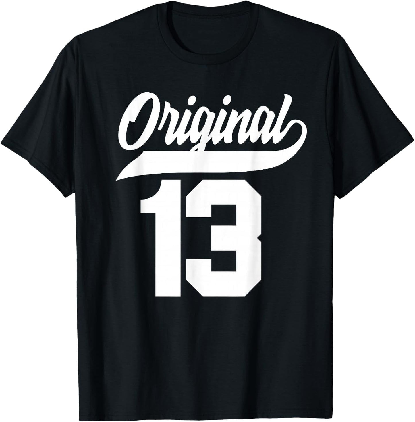 13.Geburtstag Original Junge Mädchen Vintage Jahrgang 2013 T-Shirt - T-Shirt | Black