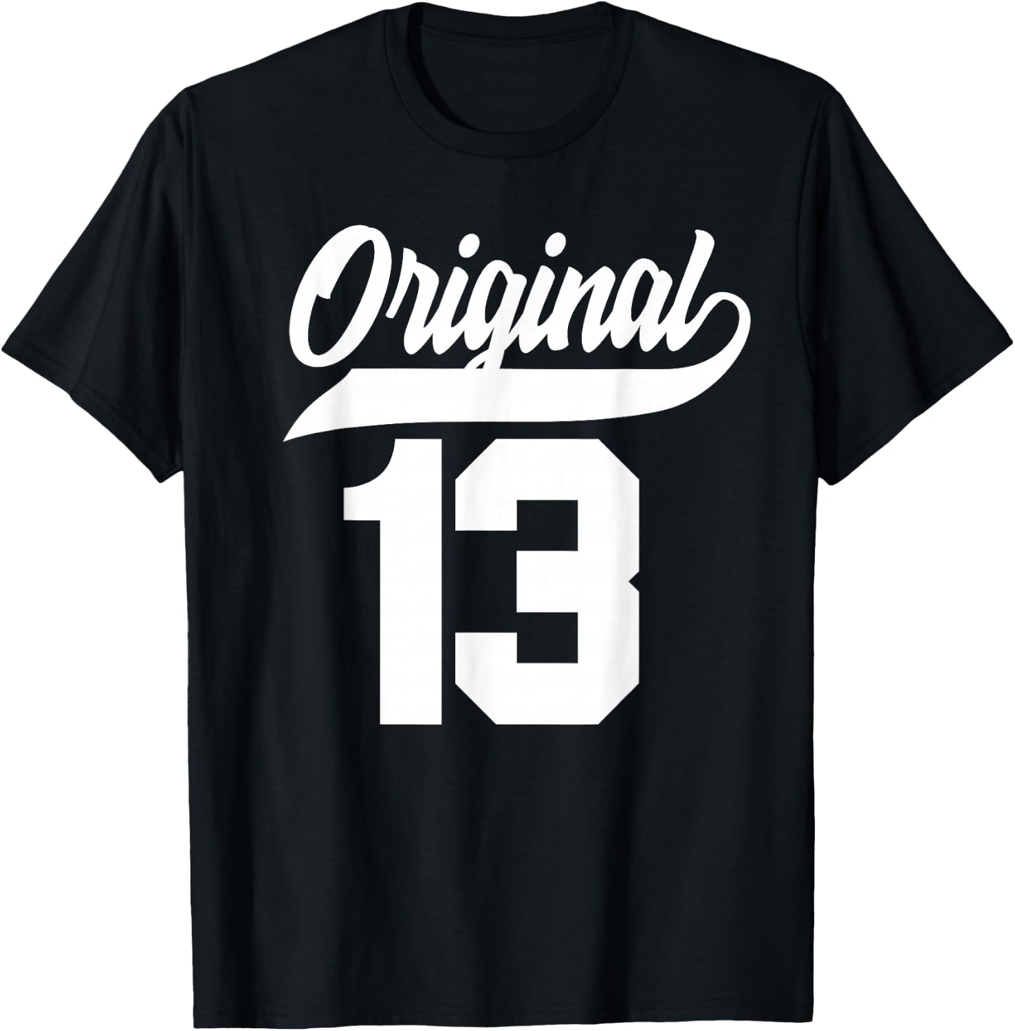 13.Geburtstag Original Junge Mädchen Vintage Jahrgang 2013 T-Shirt - T-Shirt | Black