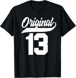 13.Geburtstag Original Junge Mädchen Vintage Jahrgang 2013 T-Shirt - T-Shirt | Black