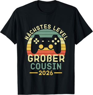 Children's Next Level Big Cousin 2026, Big Cousin 2026 , black T-Shirt - T-Shirt | Black