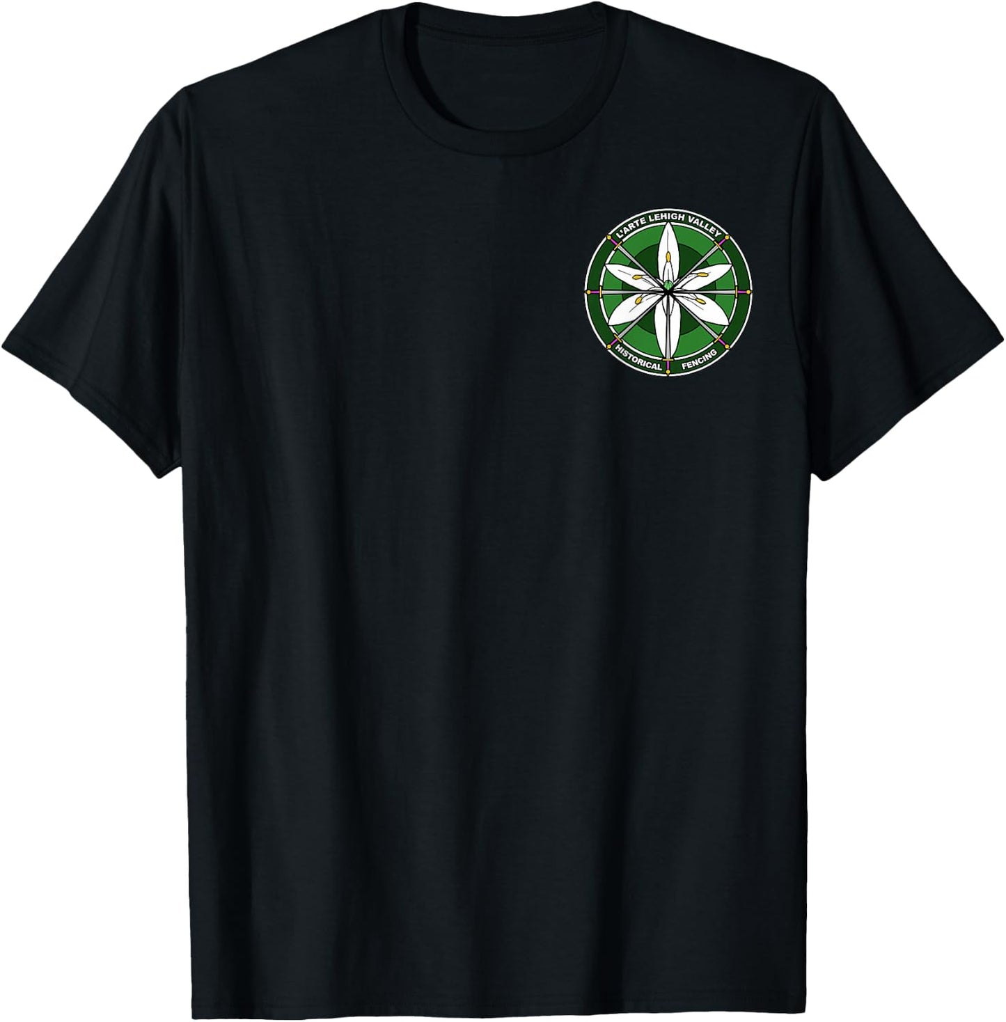 L'Arte Lehigh Valley Historical Fencing T-Shirt - T-Shirt | Black
