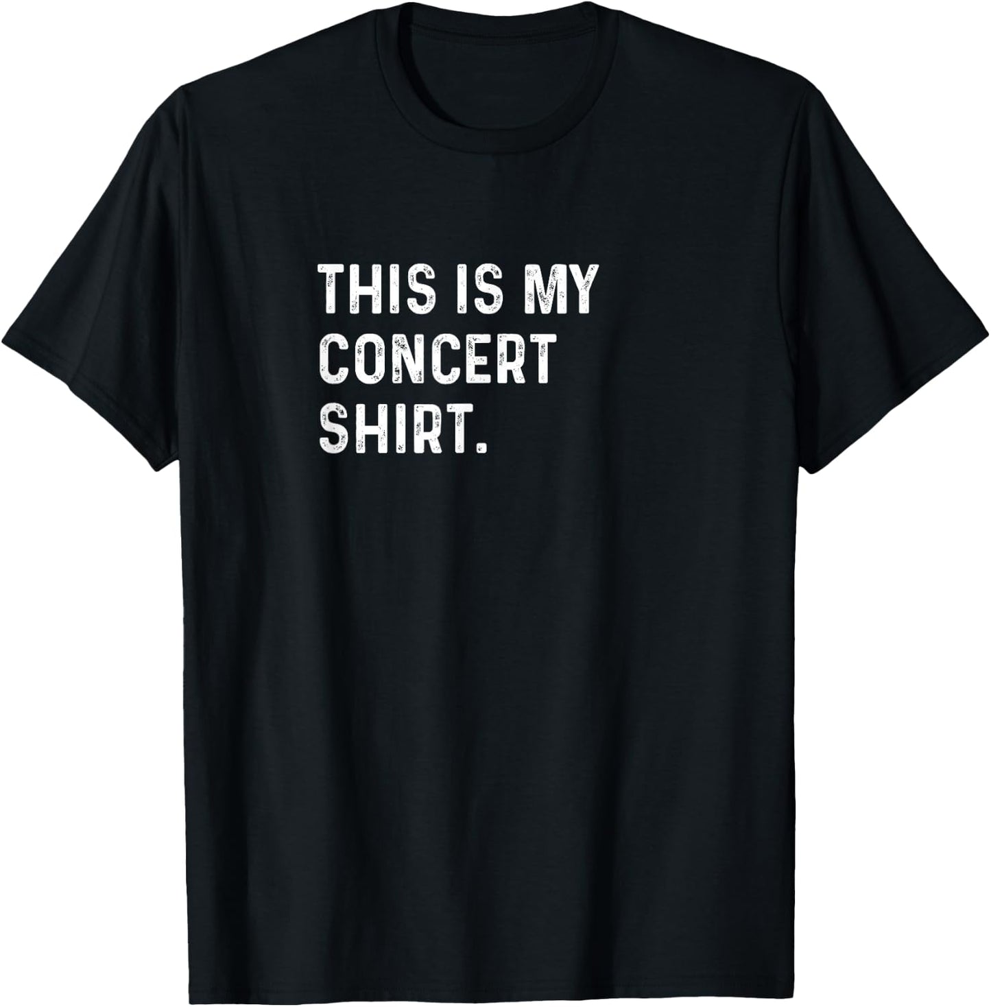 This Is My Concert Shirt - Rock Jazz Indie Country Music T-Shirt - T-Shirt | Black