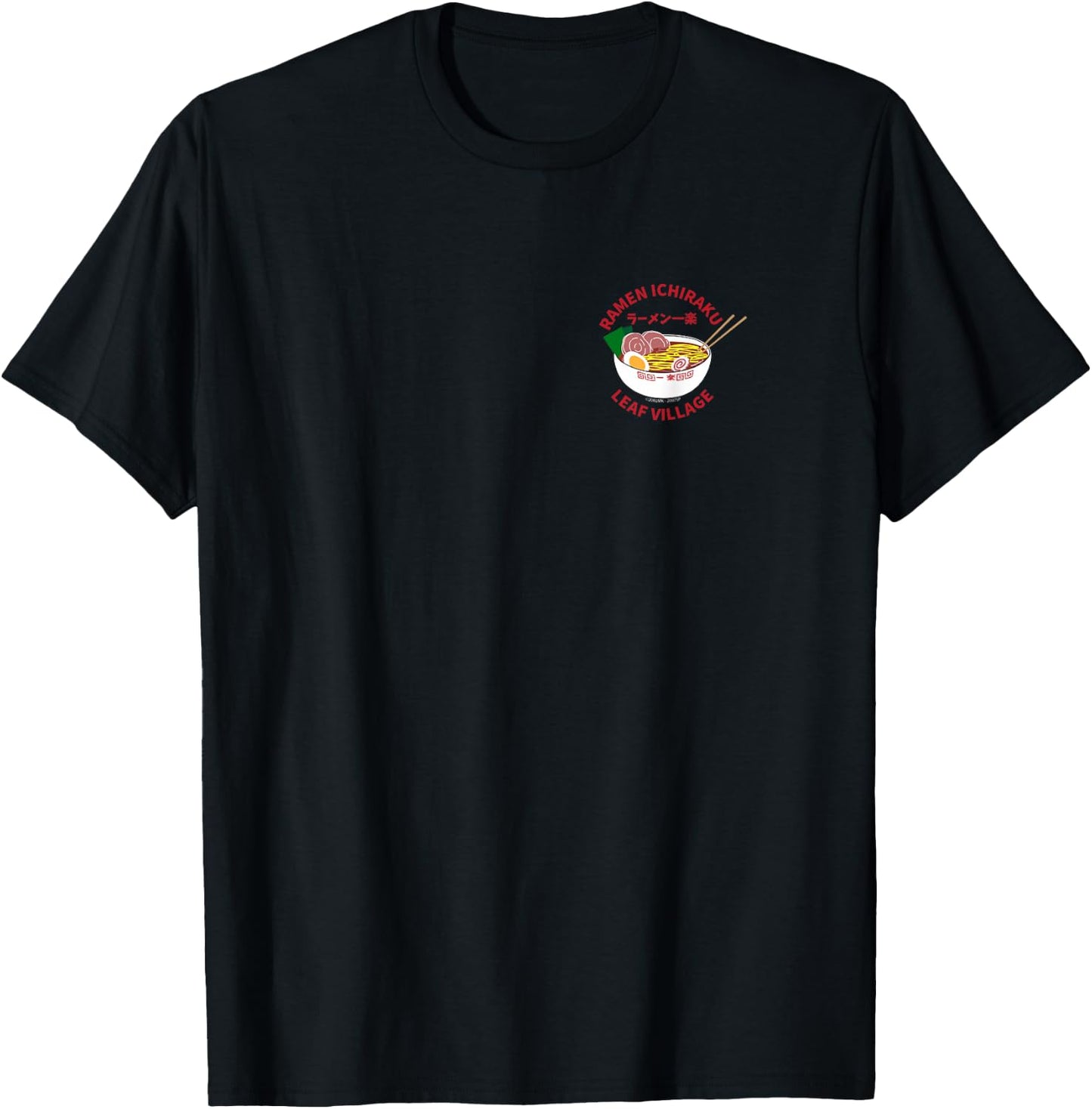 Naruto Shippuden Konohagakure Ramen Shop Anime T-Shirt - T-Shirt | Black