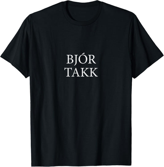Beer Please in Icelandic - Iceland T-Shirt - T-Shirt | Black