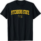 Fitchburg State University Falcons One Color Arch Logo T-Shirt - T-Shirt | Black