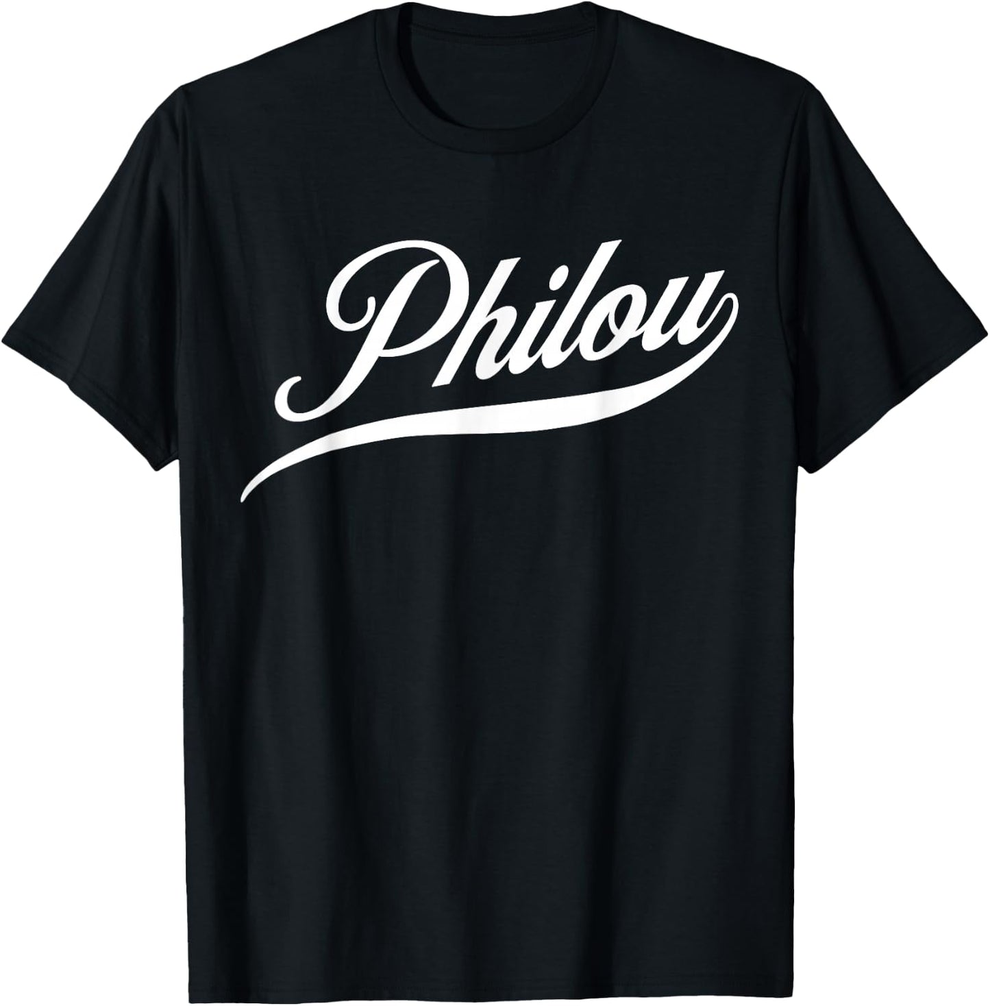 Men's Boys Funny Gift Funny Name for Philou T-Shirt - T-Shirt | Black