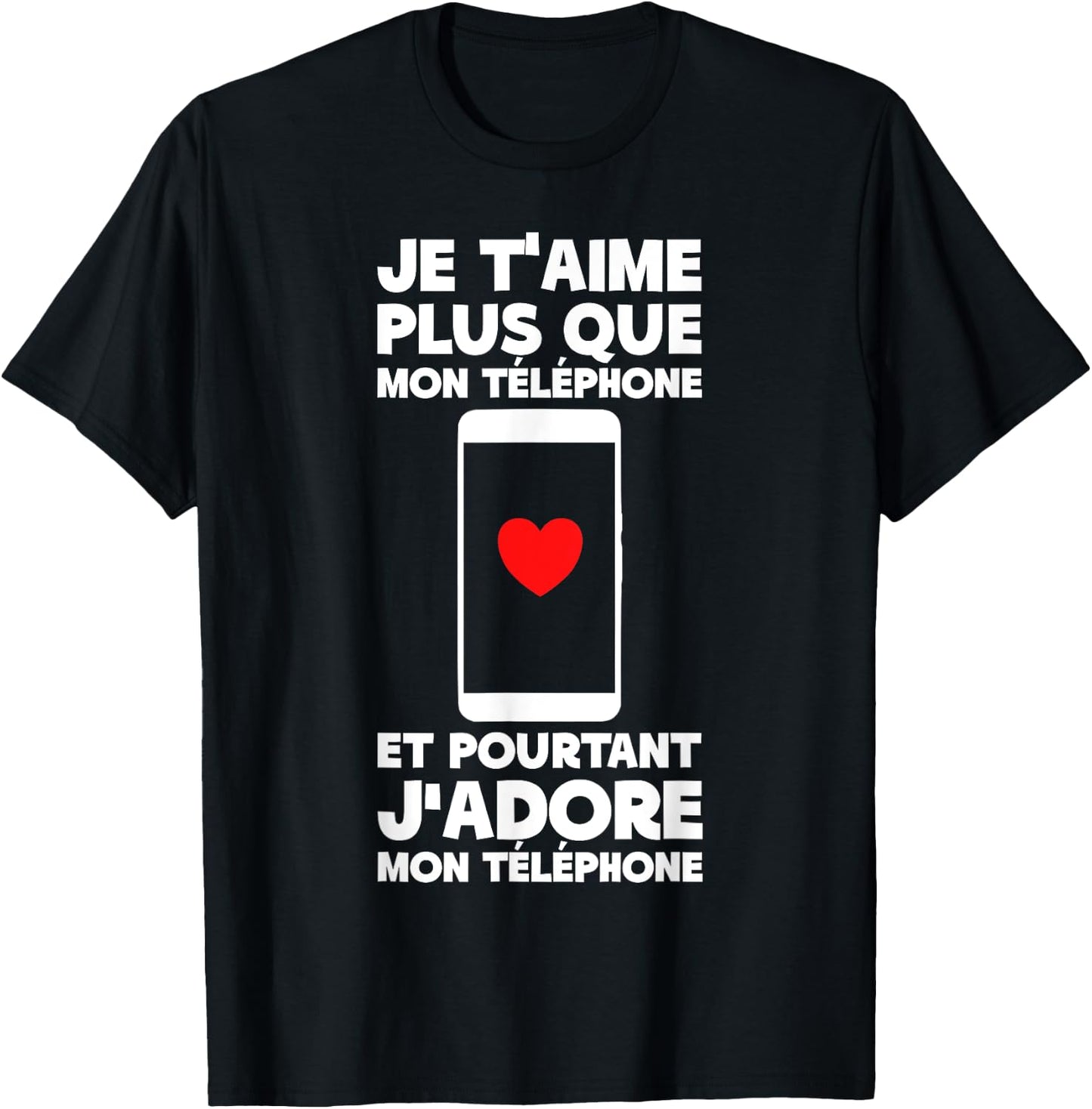 Funny Phone Gift Funny Teen Boyfriend Girlfriend Love , Black, S T-Shirt - T-Shirt | Black