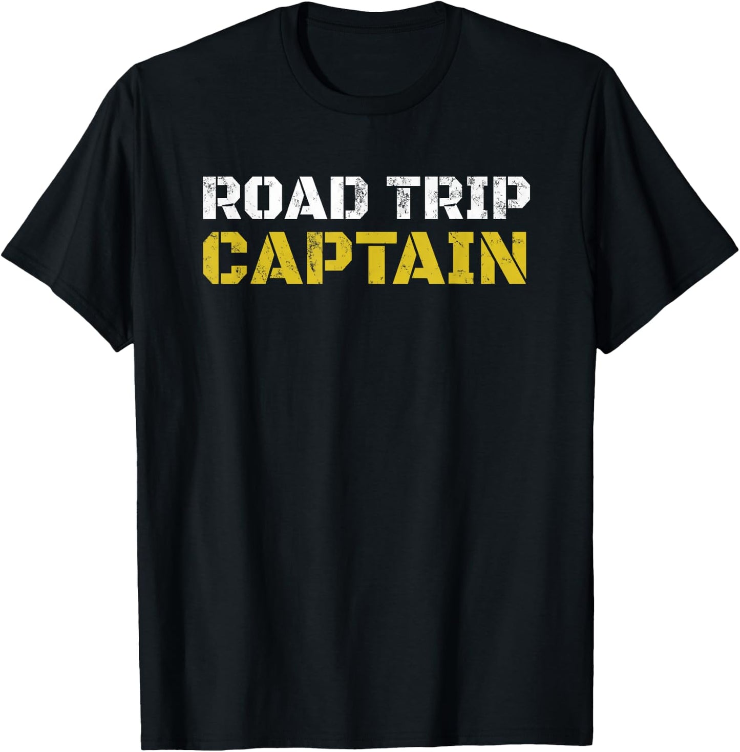 Road Trip Captain 2019 Rv Summer Camping Travel T-Shirt - T-Shirt | Black