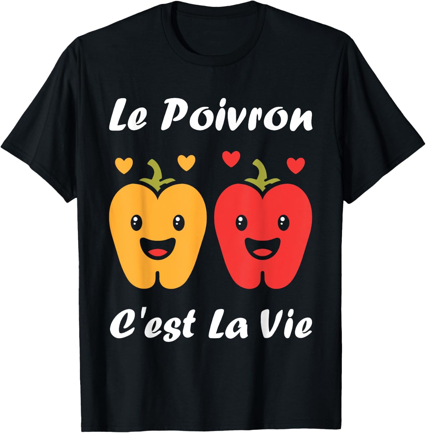 Vegetable The Pepper Is Life Humour Pepper , Black, S T-Shirt - T-Shirt | Black