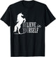 Belive in yourself unicorn T-Shirt - T-Shirt | Black