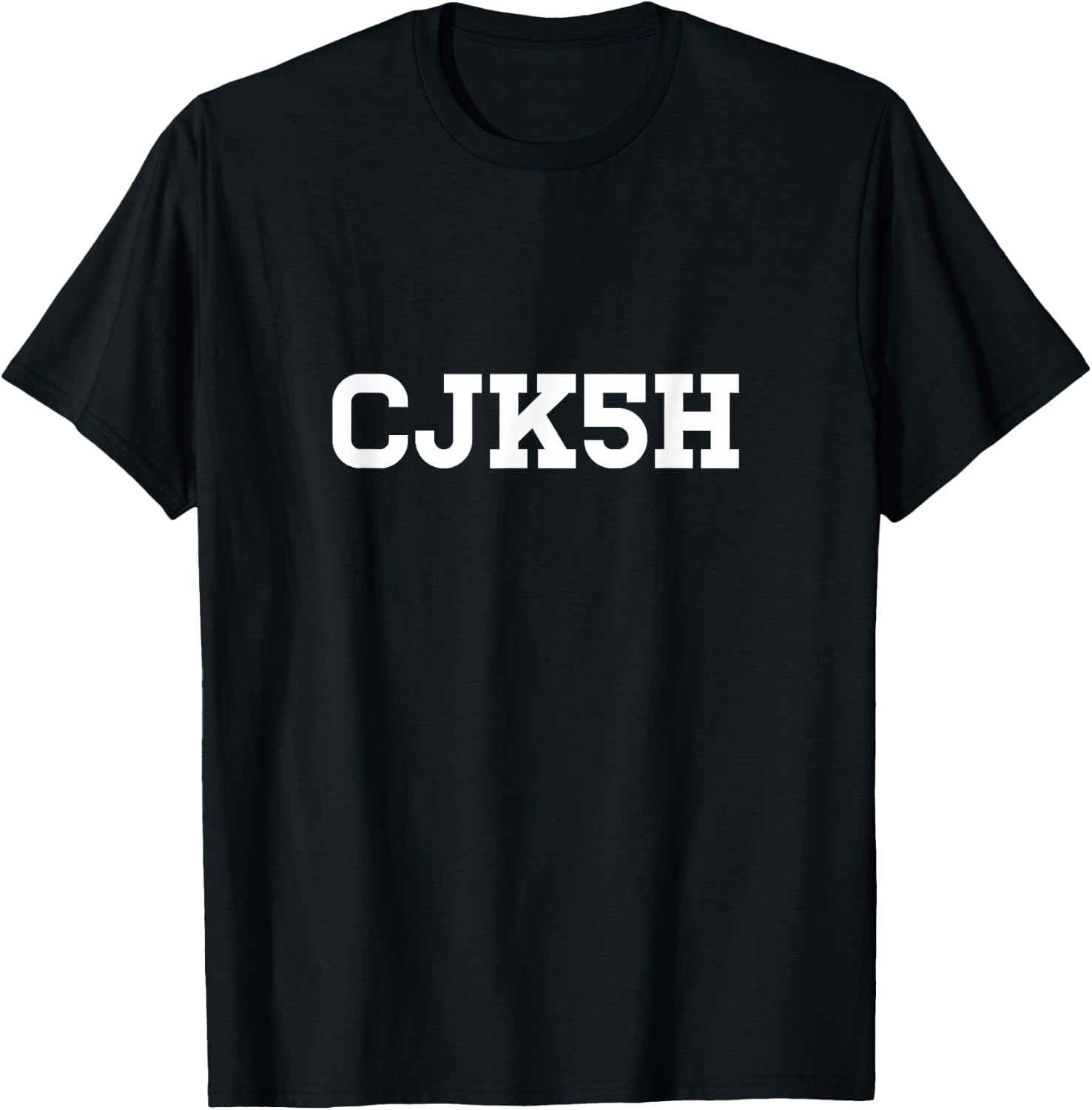 CJK5H funny CFB fan design T-Shirt - T-Shirt | Black